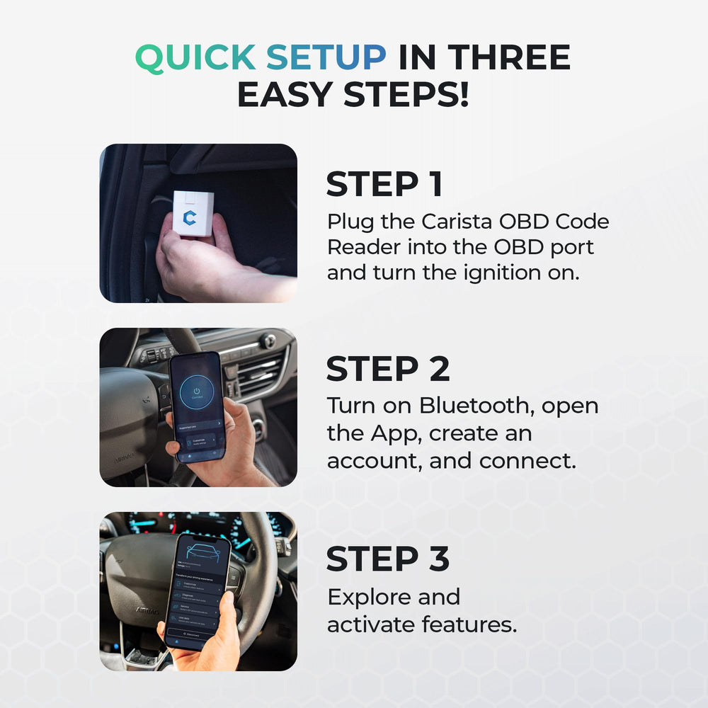 Carista performing service reset in app showing quick maintenance benefit