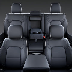 Carlimeki rear bench installed demonstrating full crew cab coverage and protection