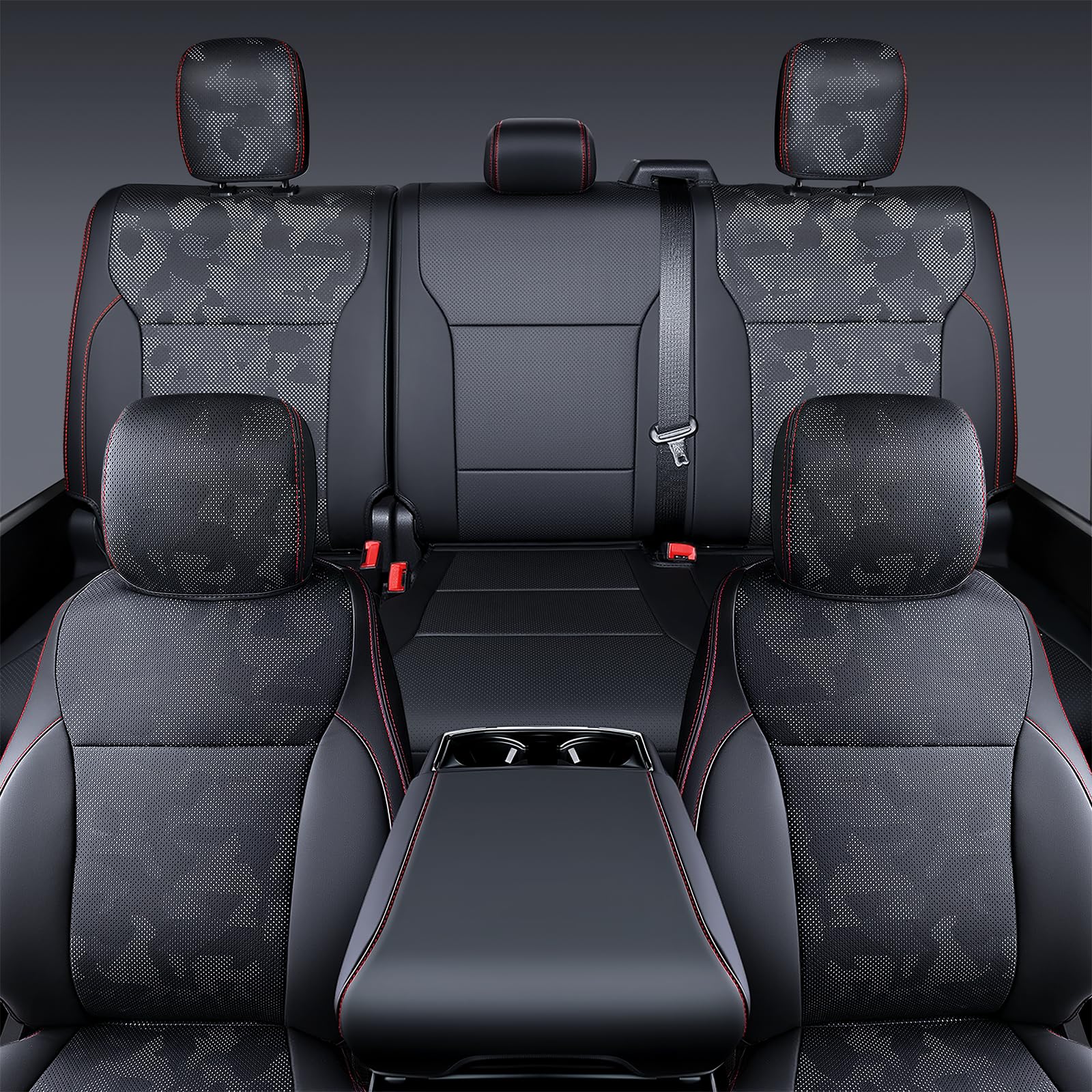 Carlimeki shot of side airbag area and seatbelt access ensuring safety compatibility