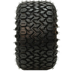 Carlisle HD Field Trax tread close-up highlighting dense block pattern for improved grip