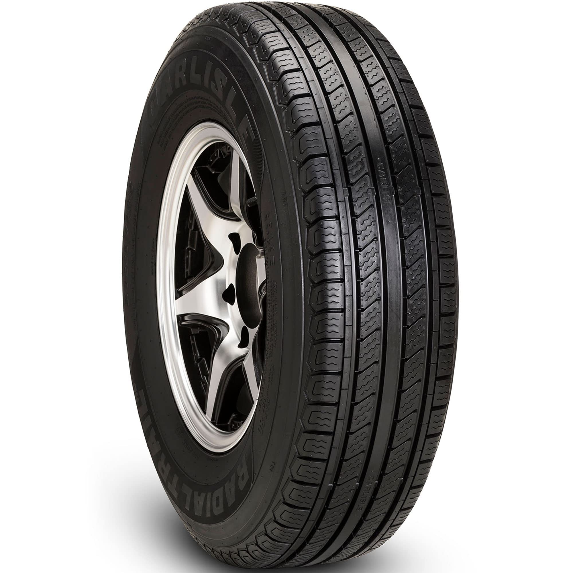 Carlisle Radial Trail HD size marking ST205/75R15 visible for correct fit identification
