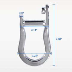 CARMOCAR chrome finish close-up highlighting corrosion resistance benefit