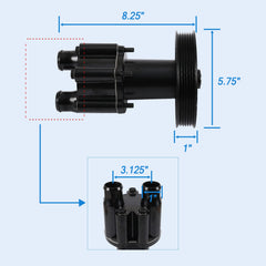 CARMOCAR impeller close-up highlighting blade design for consistent water flow
