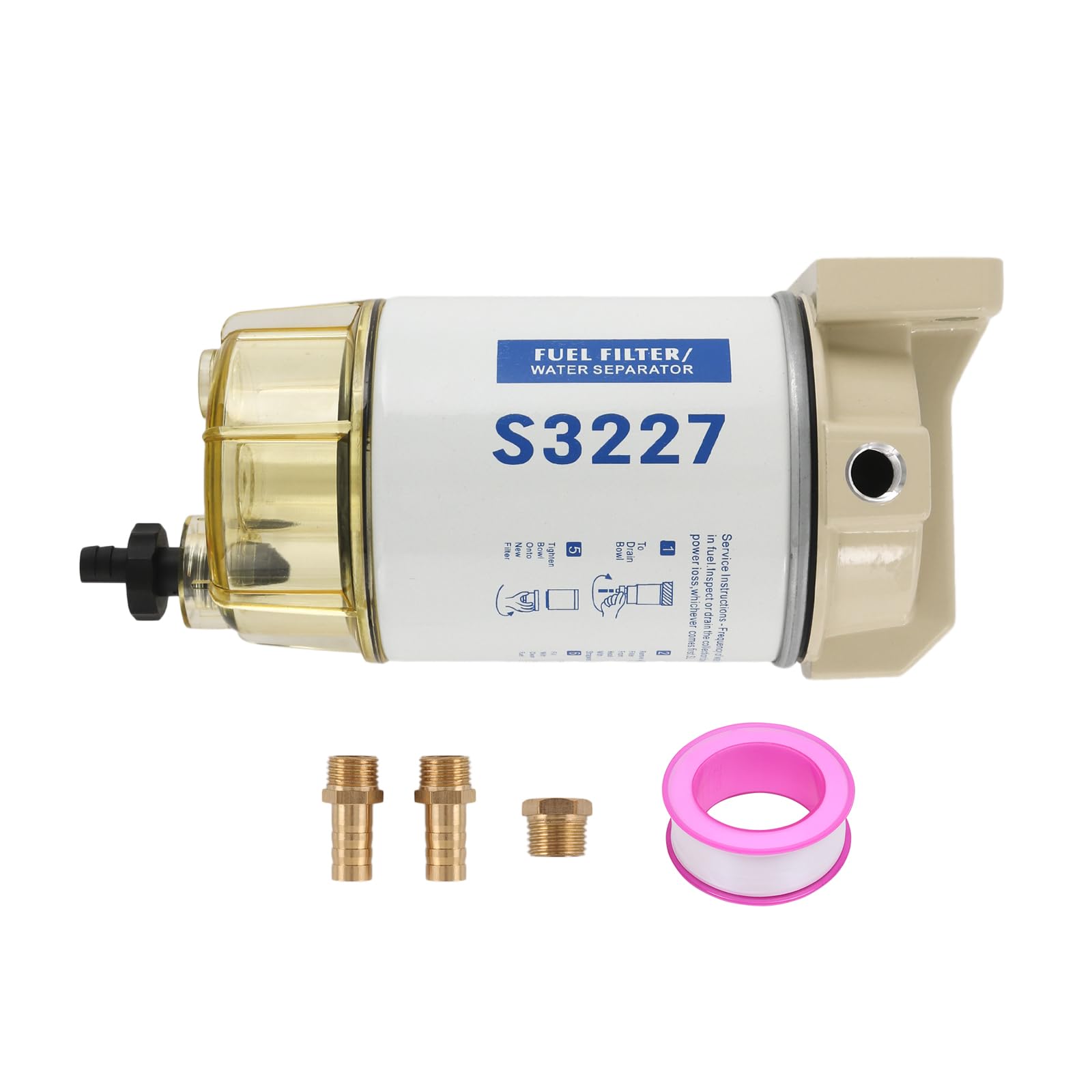 CARMOCAR drain valve being opened to remove water for simple maintenance