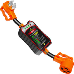 CARMTEK front view with ergonomic handle showing safe easy plugging