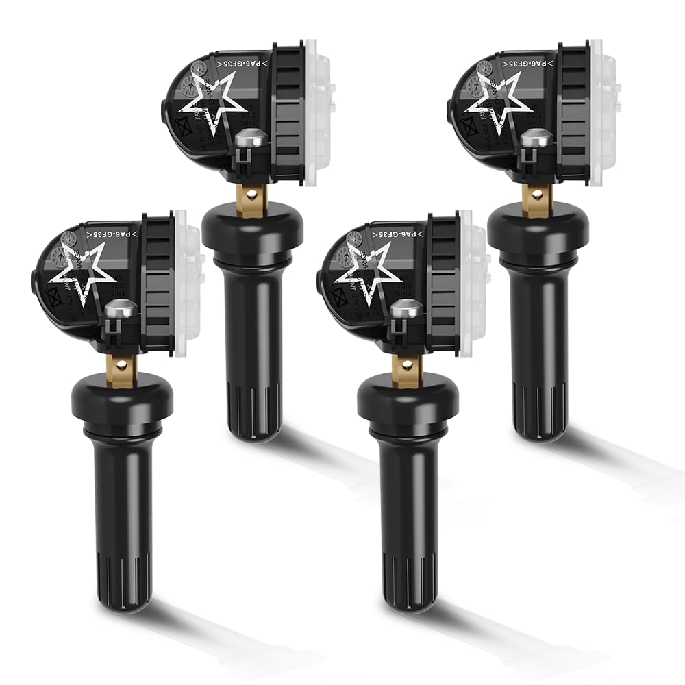 CARORAV front view of TPMS sensor showing compact design and easy fit