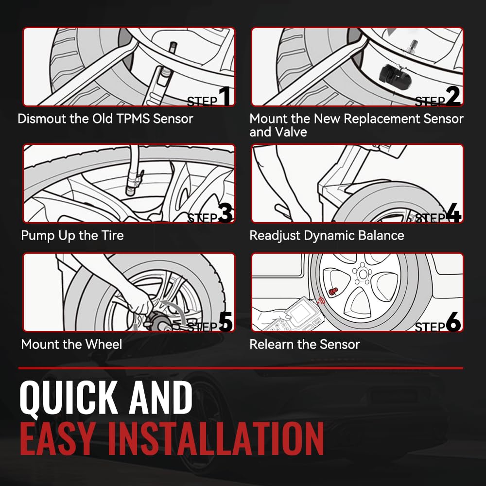 CARORAV mechanic fitting TPMS in garage showing professional installation advantage