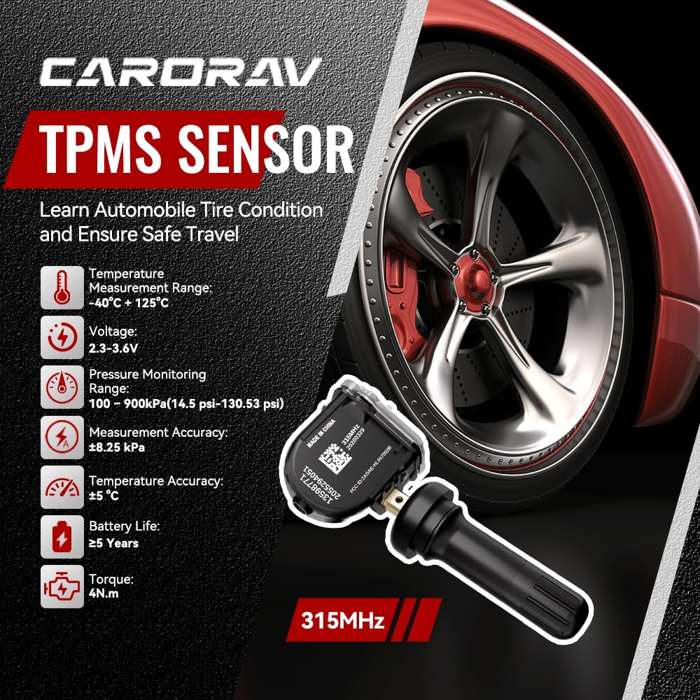 CARORAV grouped sensors display showing multiple replacements for fleet benefit