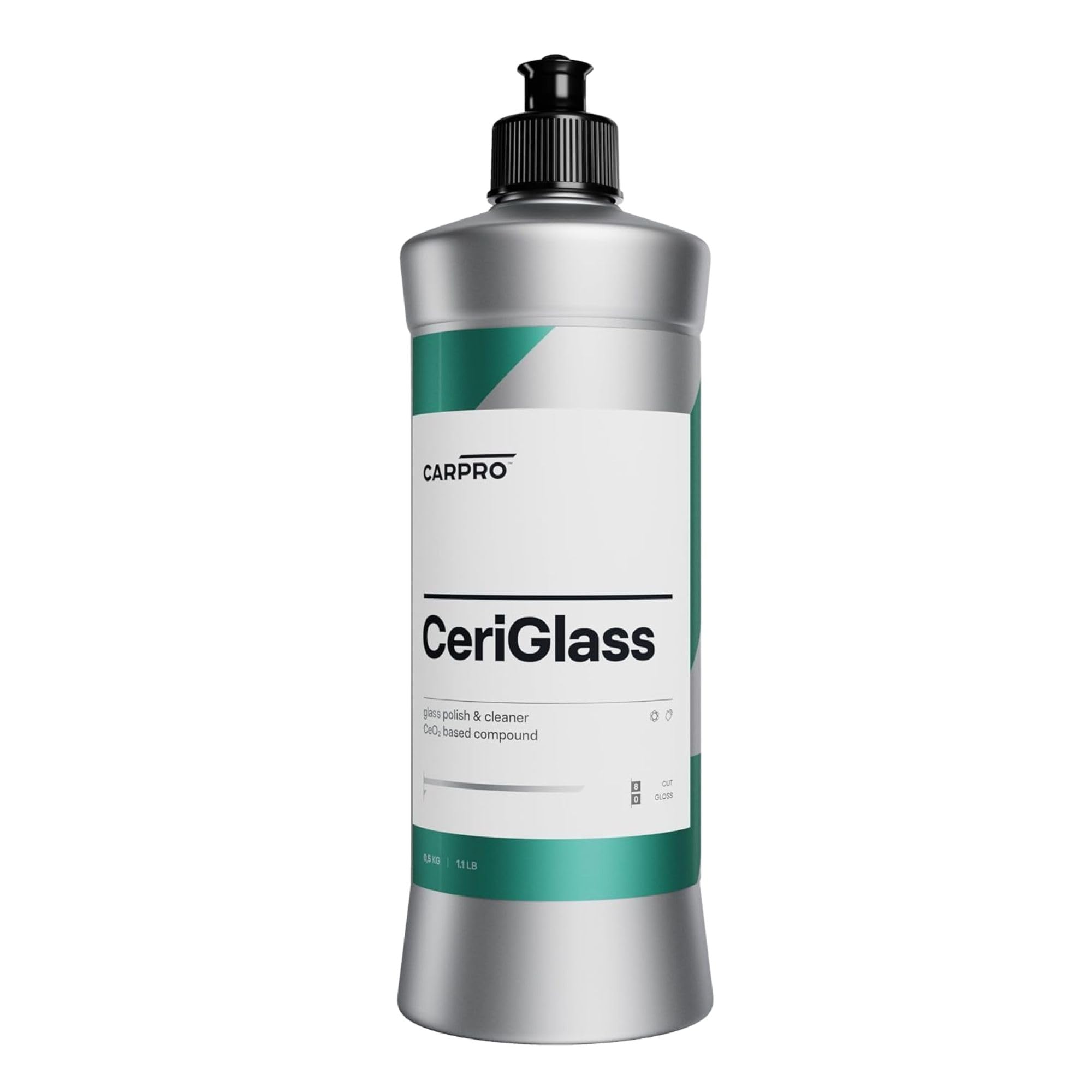 CARPRO CeriGlass 500ml bottle front view showing product and clarity benefit