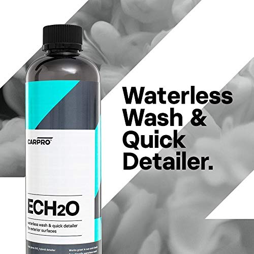 CARPRO ECH2O spray bottle in hand demonstrating easy application and control