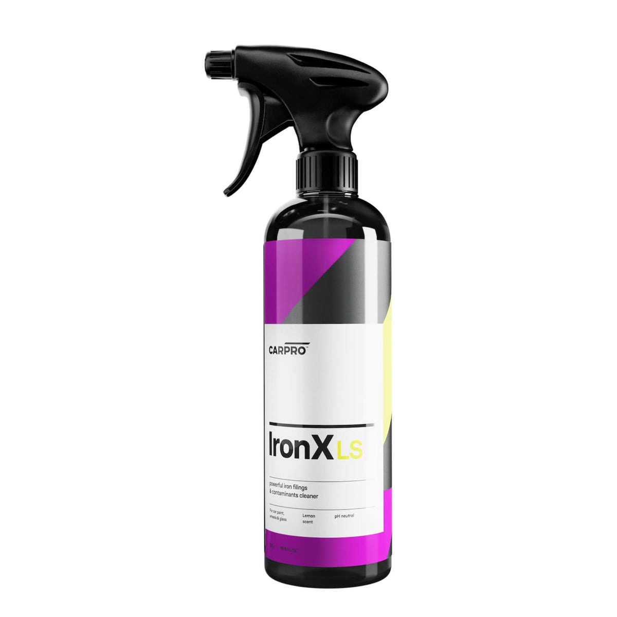 CARPRO bottle front packaging showing label and volume, clear product ID and benefit