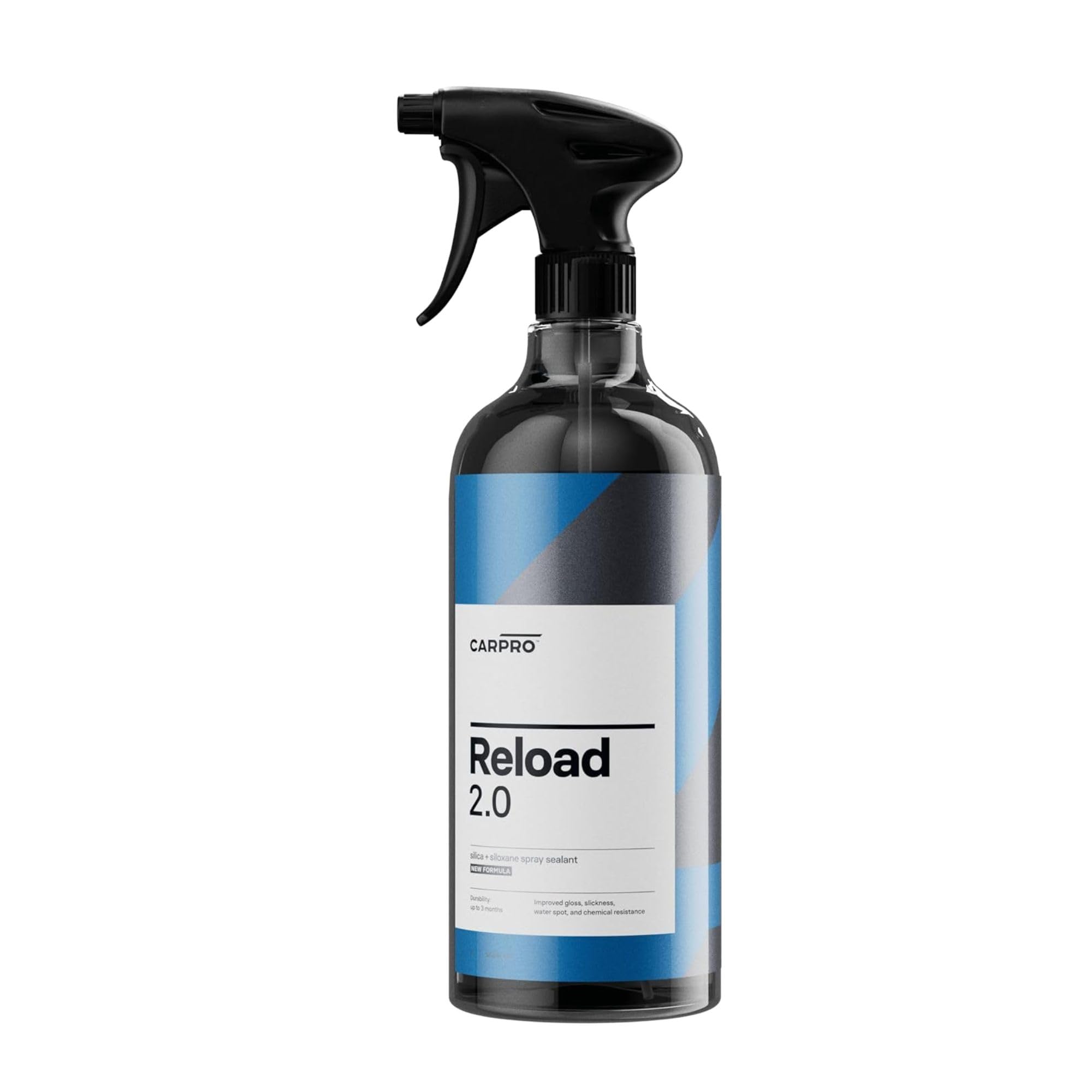 CARPRO Reload 2.0 liter bottle front view showing quick spray application benefit