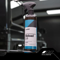 CARPRO spray nozzle emitting mist for fast, even sealant coverage
