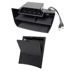 CarQiWireless front view organizer showing neat compartments and improved storage