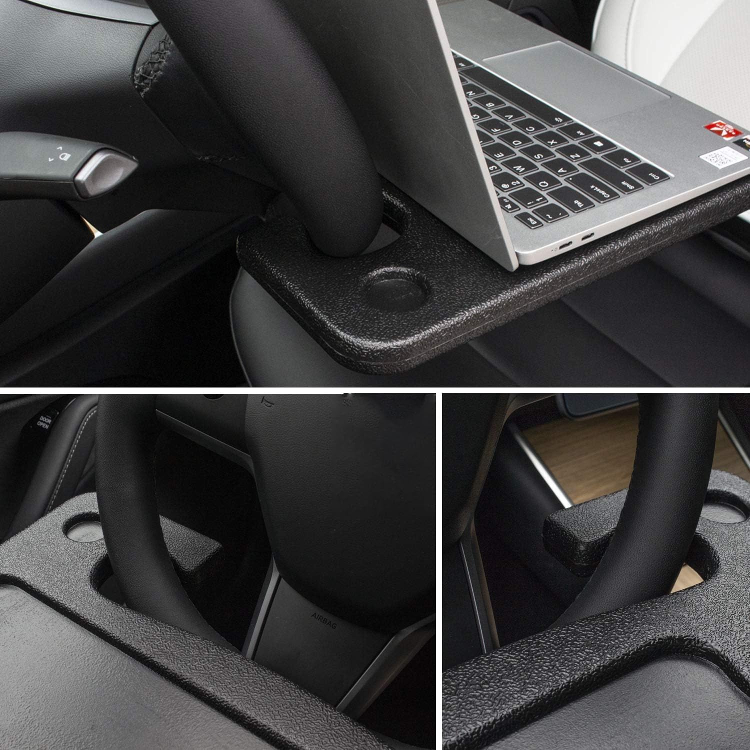 CarQiWireless surface texture detail that wipes clean for easy maintenance