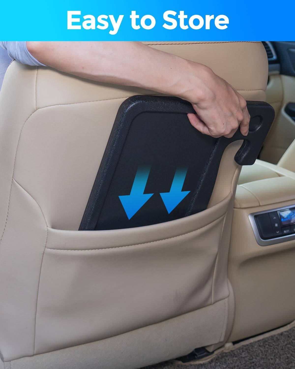 CarQiWireless side profile showing slim lightweight design for portability