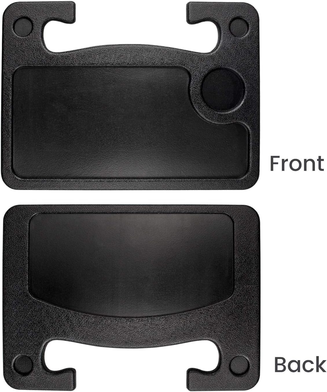 CarQiWireless tablet on tray for reading and note-taking while parked