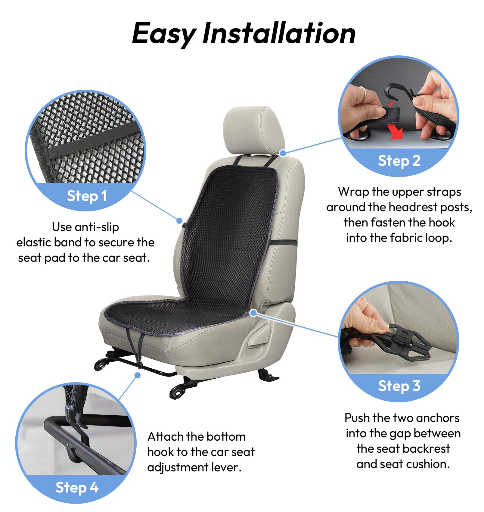 carrotez side profile mounted in car demonstrating secure fit and comfort