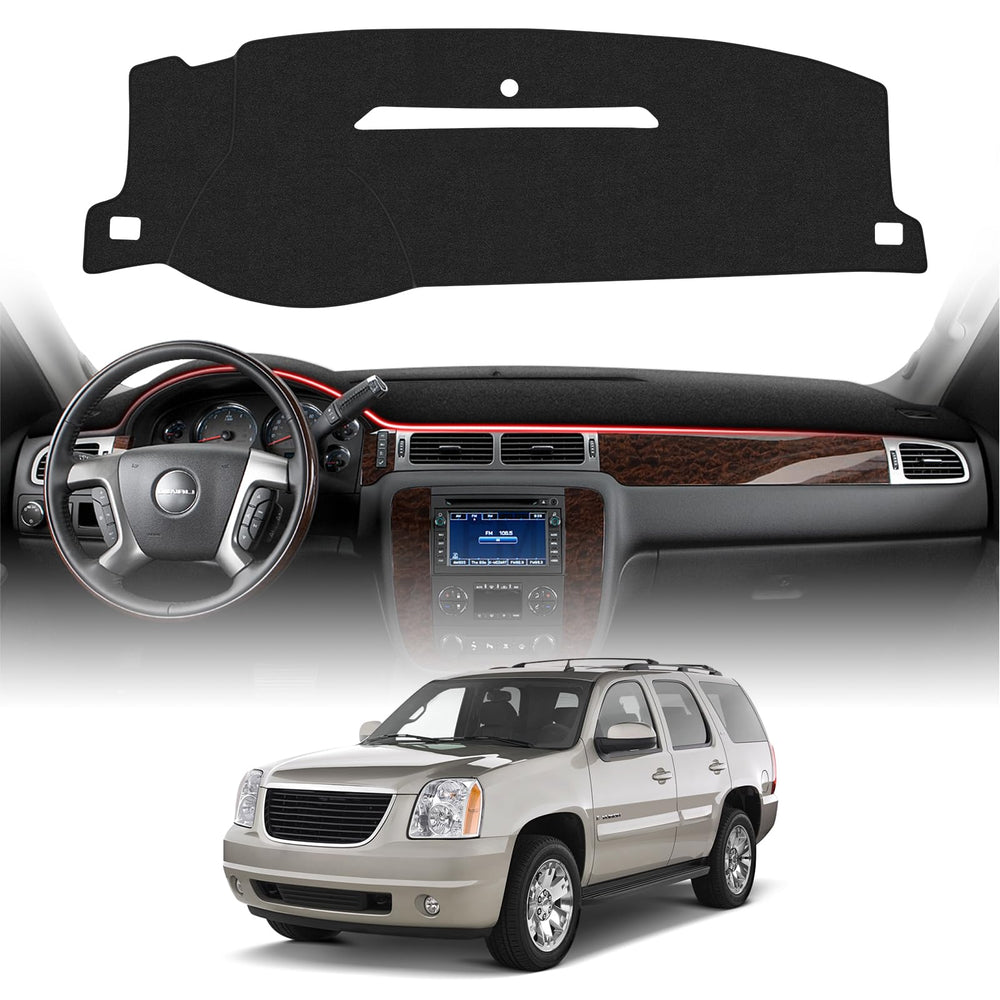 CARTIST dash cover front view showing precise fit and protection