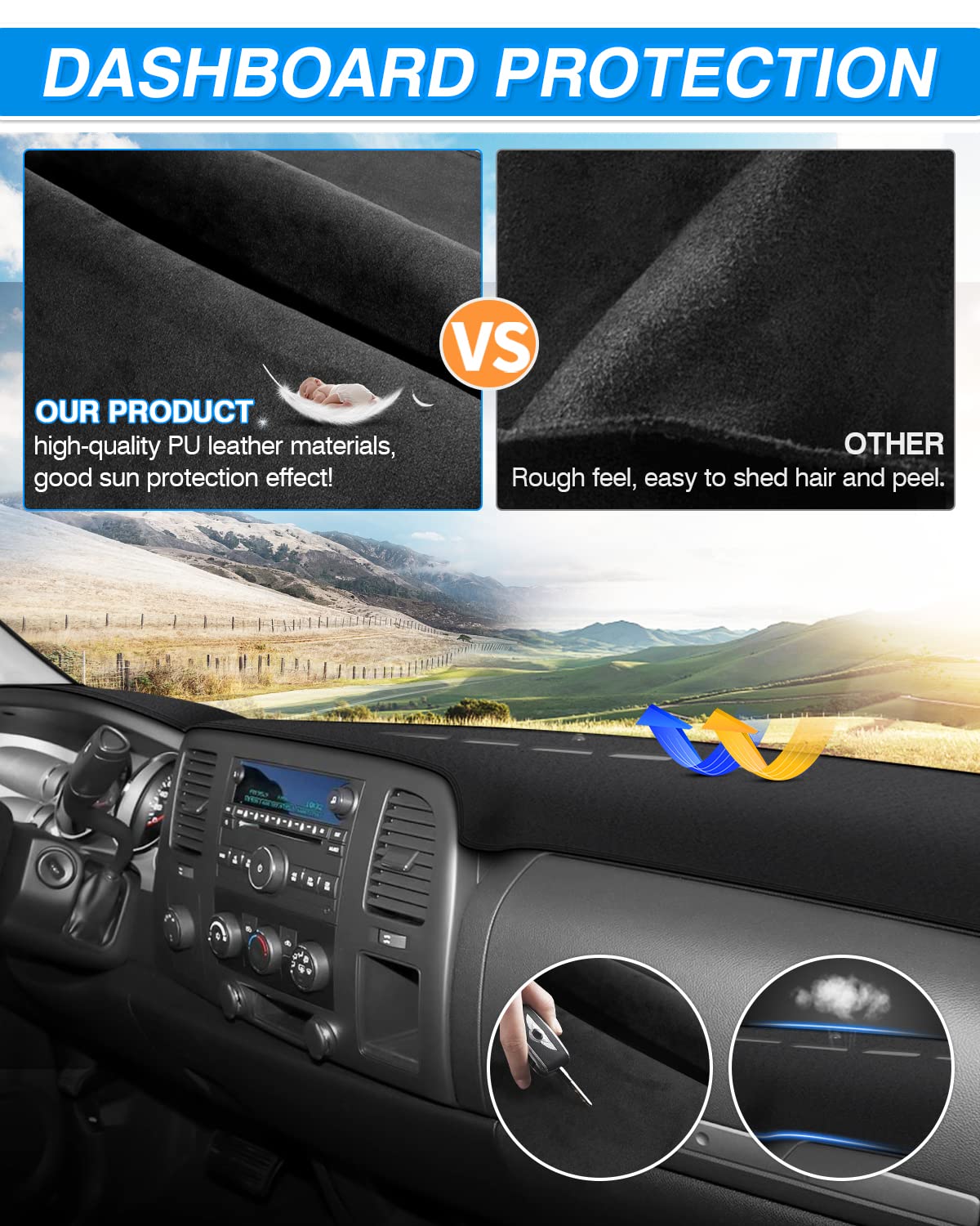 CARTIST passenger-side fit showing compatibility with two glove boxes and factory trim