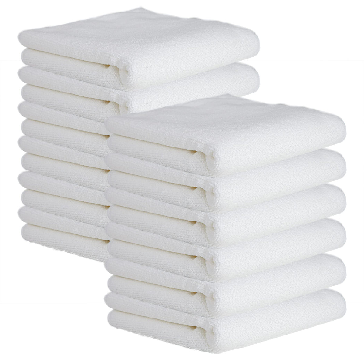 CARTMAN front packaging showing 12-pack white microfiber towels and convenience
