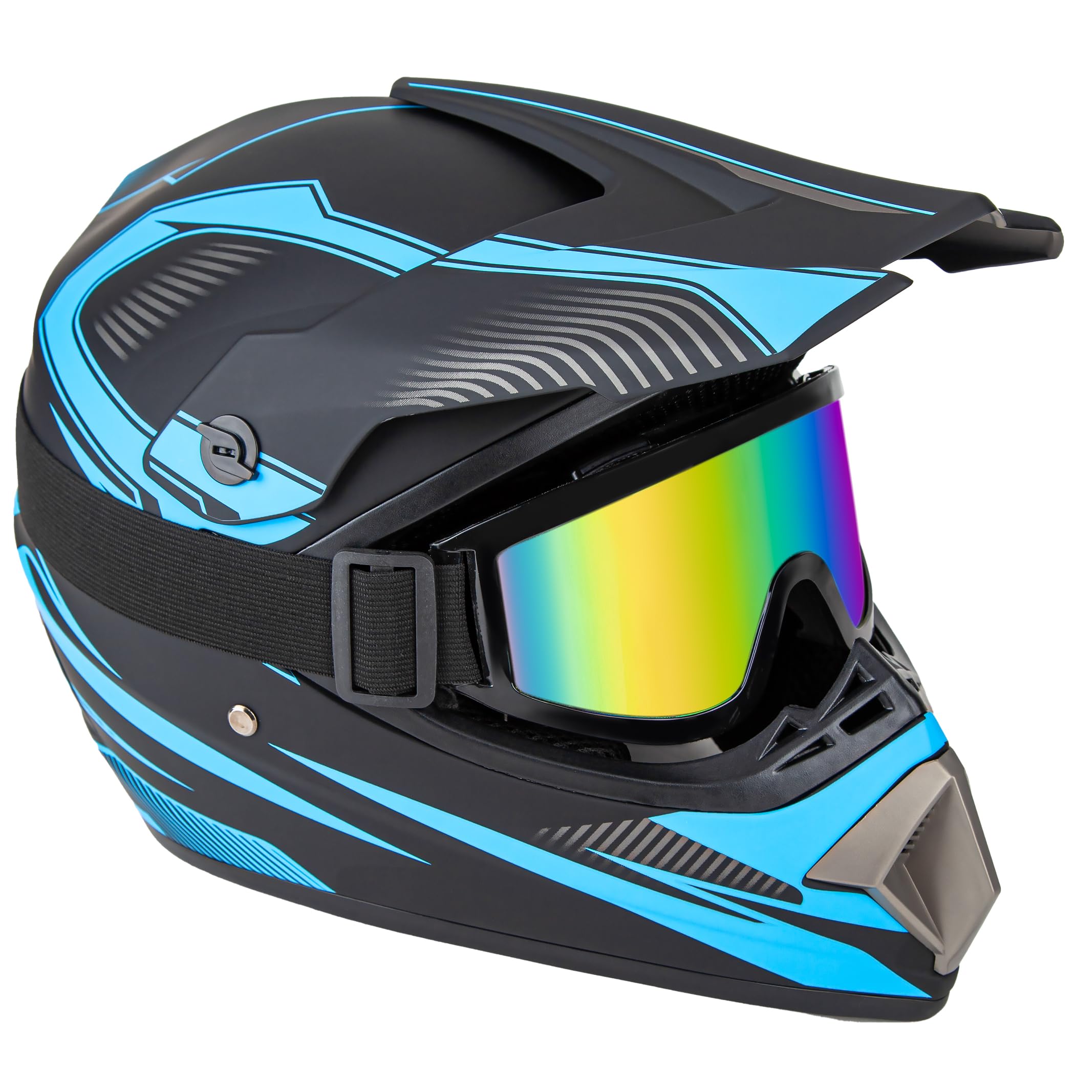 CARTMAN top view with visor showing adjustable sun shield for improved visibility