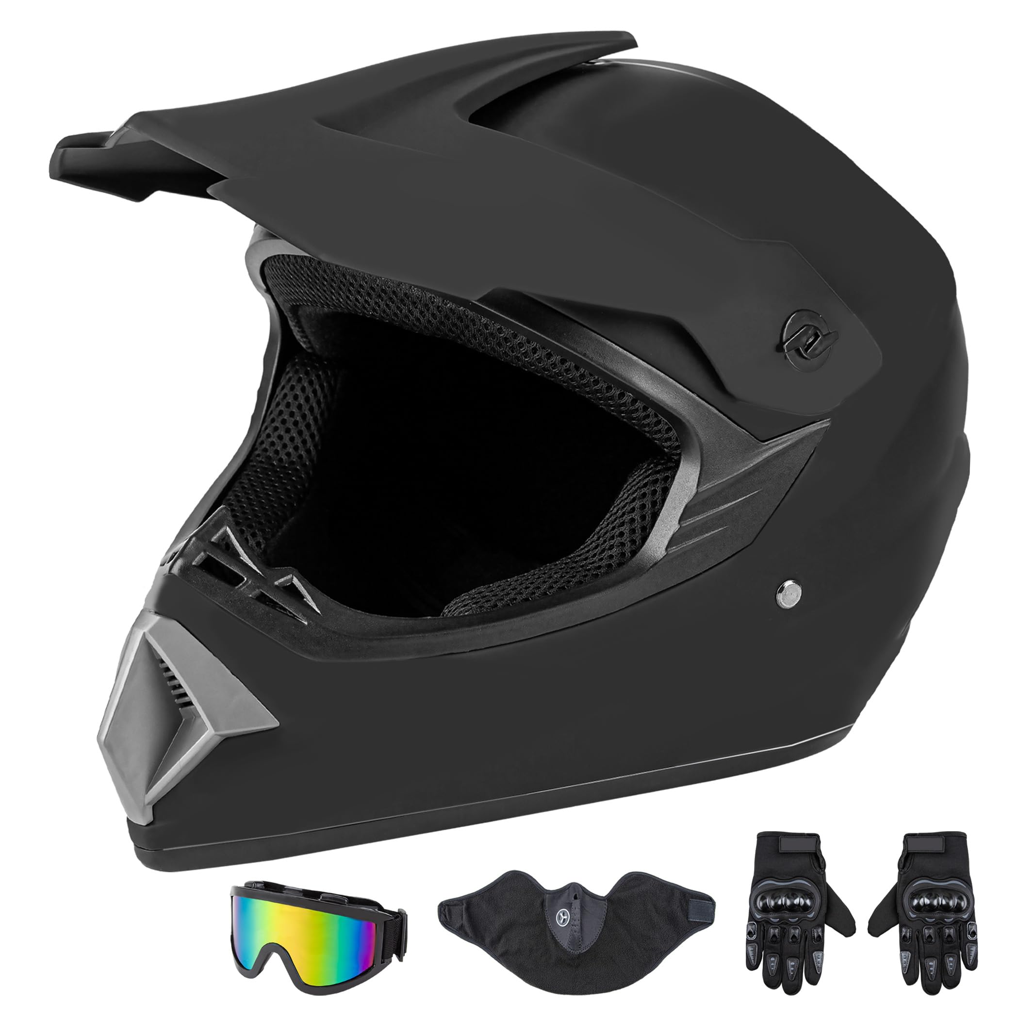CARTMAN front view showing full-face protection and sleek matte finish