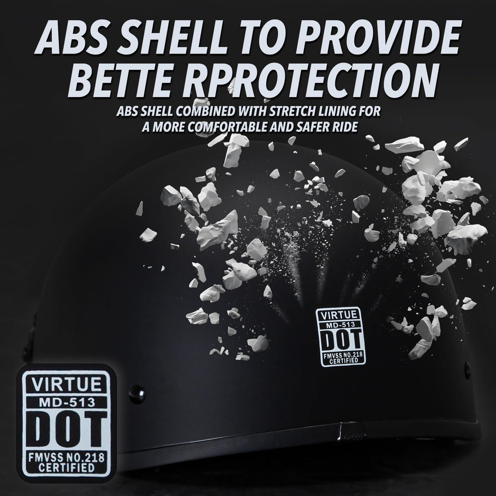 CARTMAN helmet side profile illustrating half-shell fit and stylish low-profile design