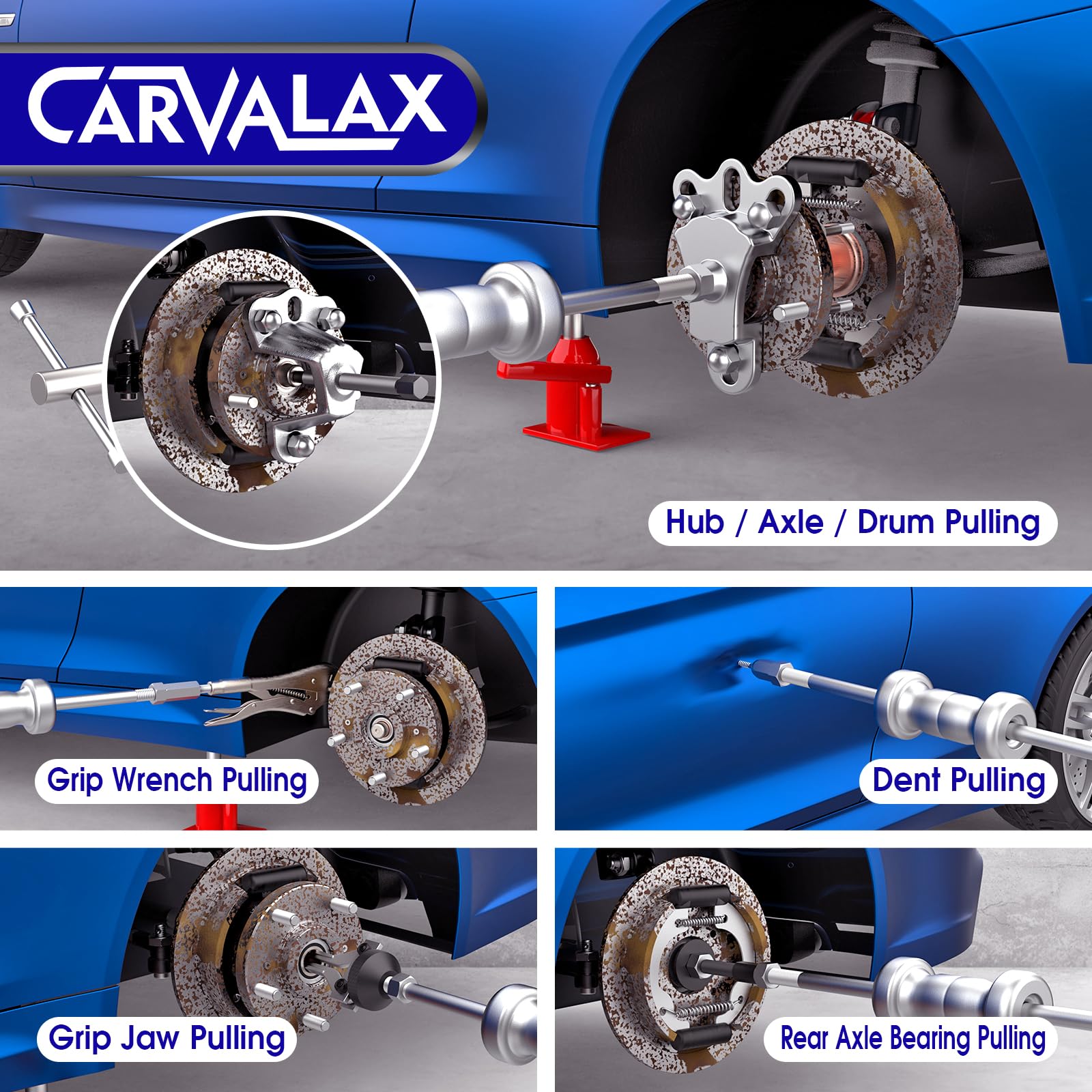 CARVALAX case with tools for scale and organized transport benefit