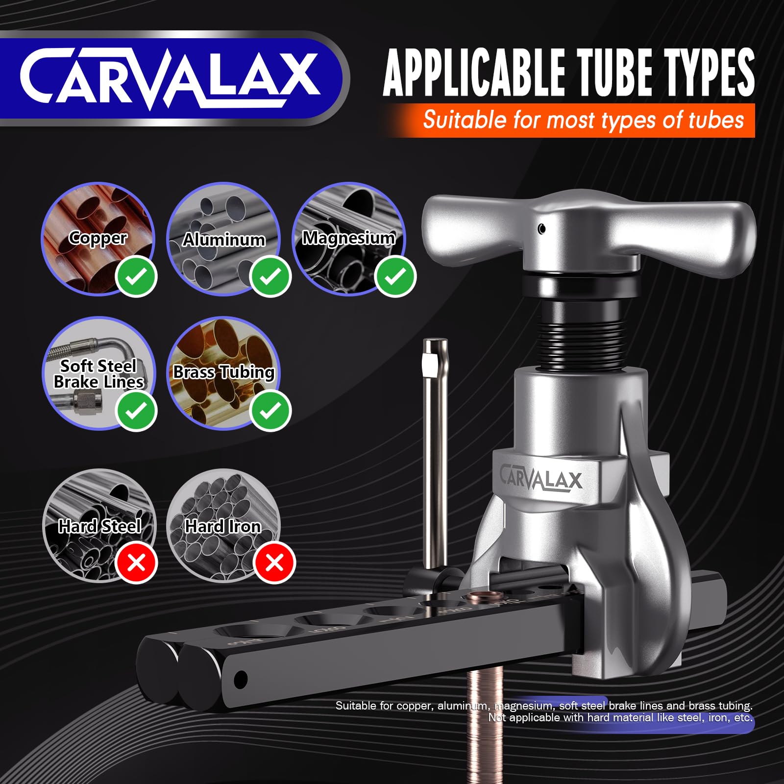 CARVALAX finished flare samples laid out showing consistent leak-resistant results
