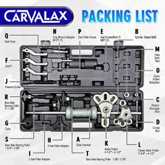 CARVALAX slide hammer close-up grip for comfortable controlled impacts