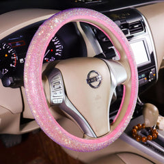 Carwales installed on steering wheel demonstrating secure fit and pretty look