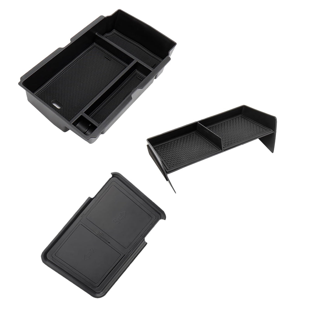 Carwiner front view of 3PCS console set showing neat organization and quick access