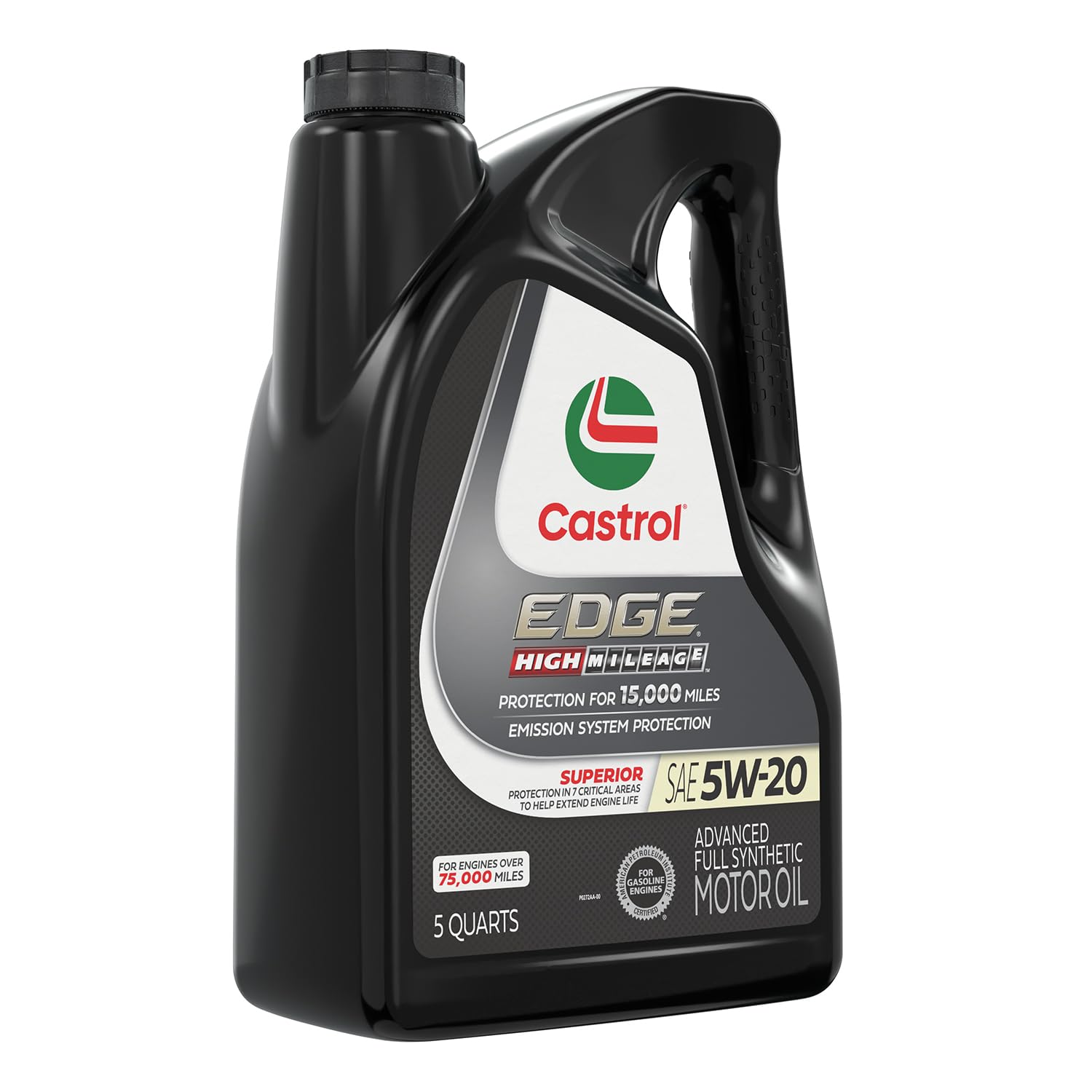 Castrol EDGE pour spout in use enabling precise filling benefit