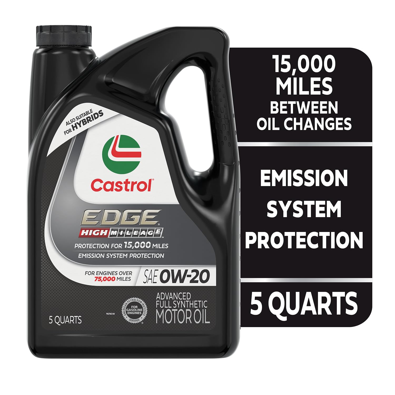 Castrol EDGE pouring spout demonstrating easy, no-spill refill benefit
