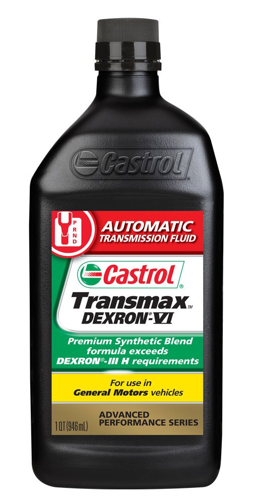 Castrol Transmax front view showing 1 quart bottle and clear product branding for easy identification