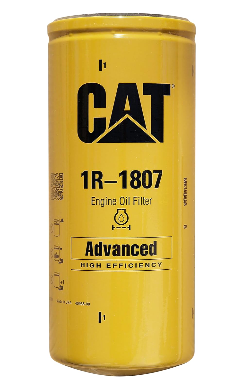 CAT 1R-1807 close-up of thread and gasket ensuring secure seal