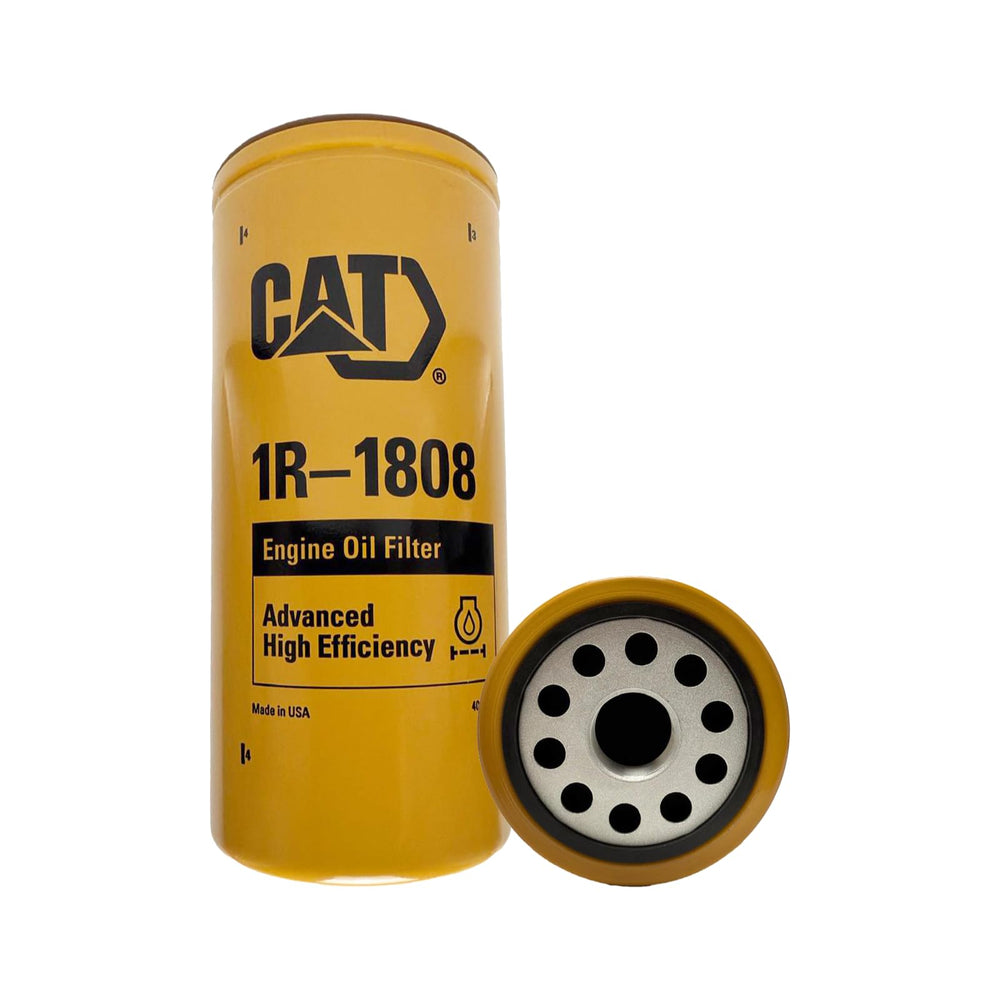 CAT 1R-1808 close-up of filter media emphasizing filtration performance