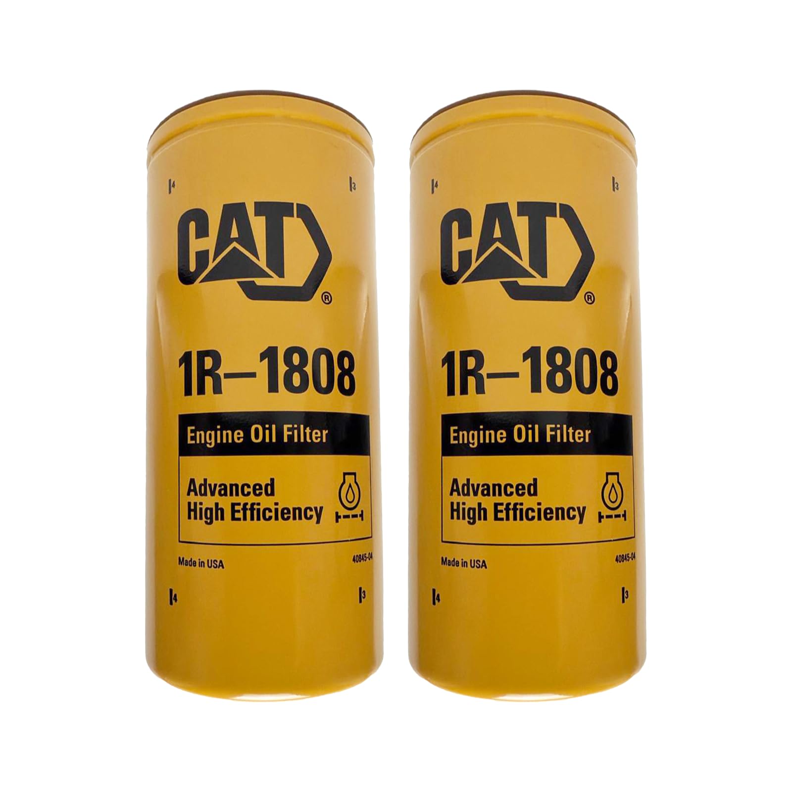 CAT 1R-1808 front view showing label and pack benefits