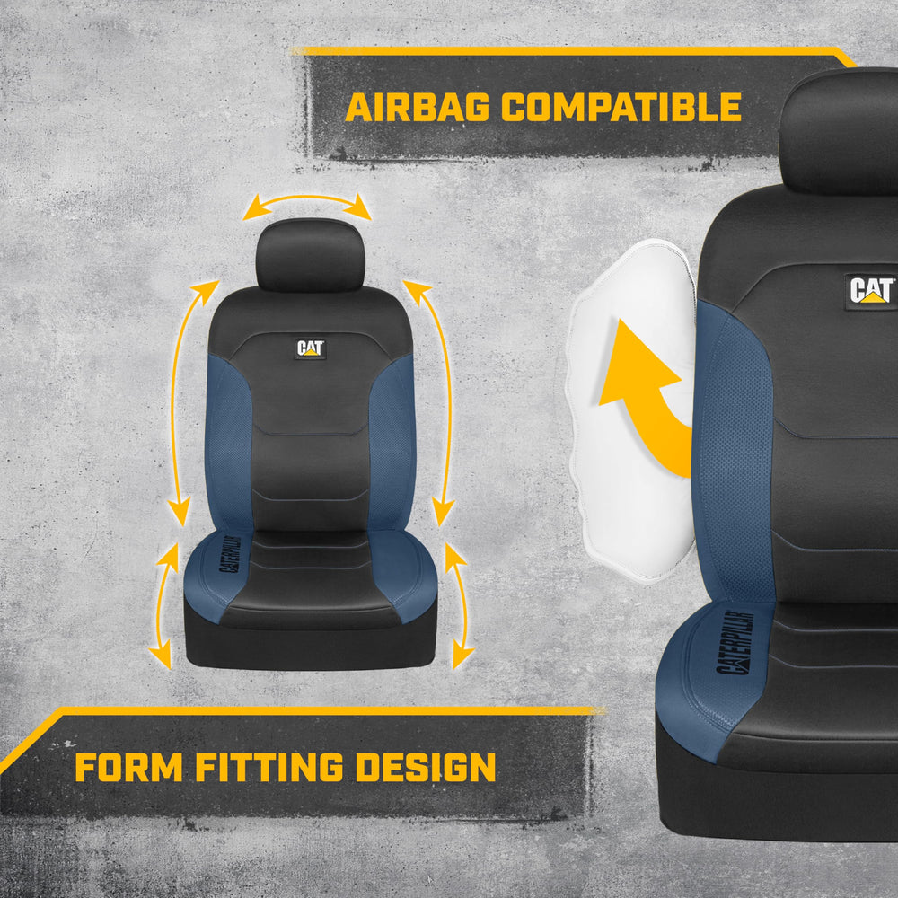 CAT Flexfit installed on car front seats, protects upholstery