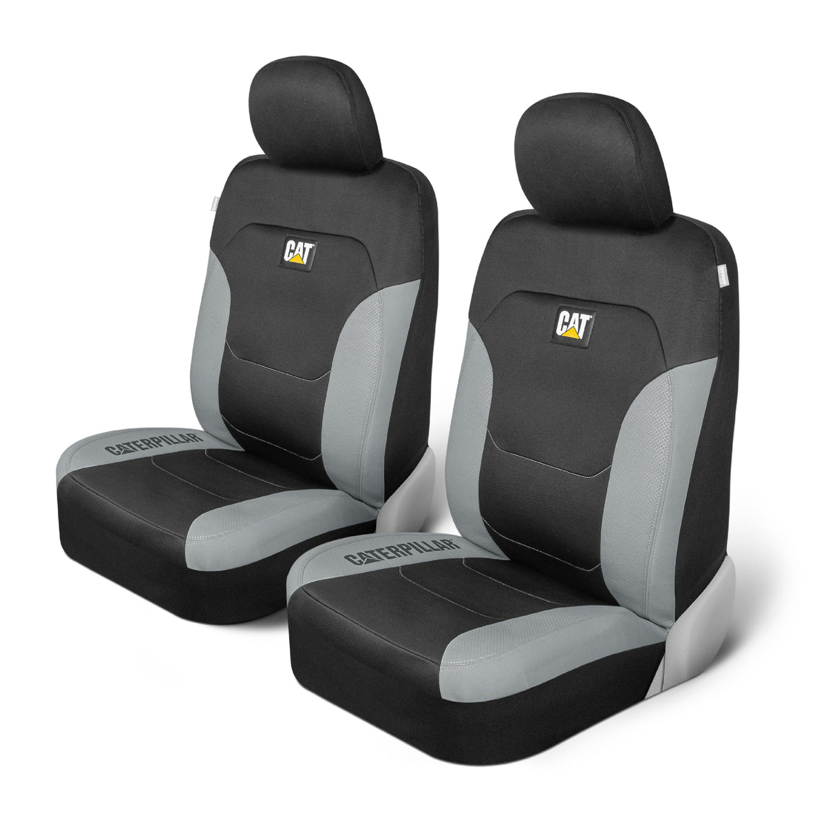 CAT front seat covers front view showing fit and protection benefits