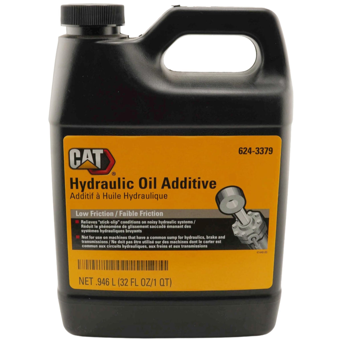 CAT bottle front label showing product name and quantity, clarifying purpose