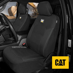 Cat MeshFlex side stitching close-up demonstrating airbag-compatible release safety