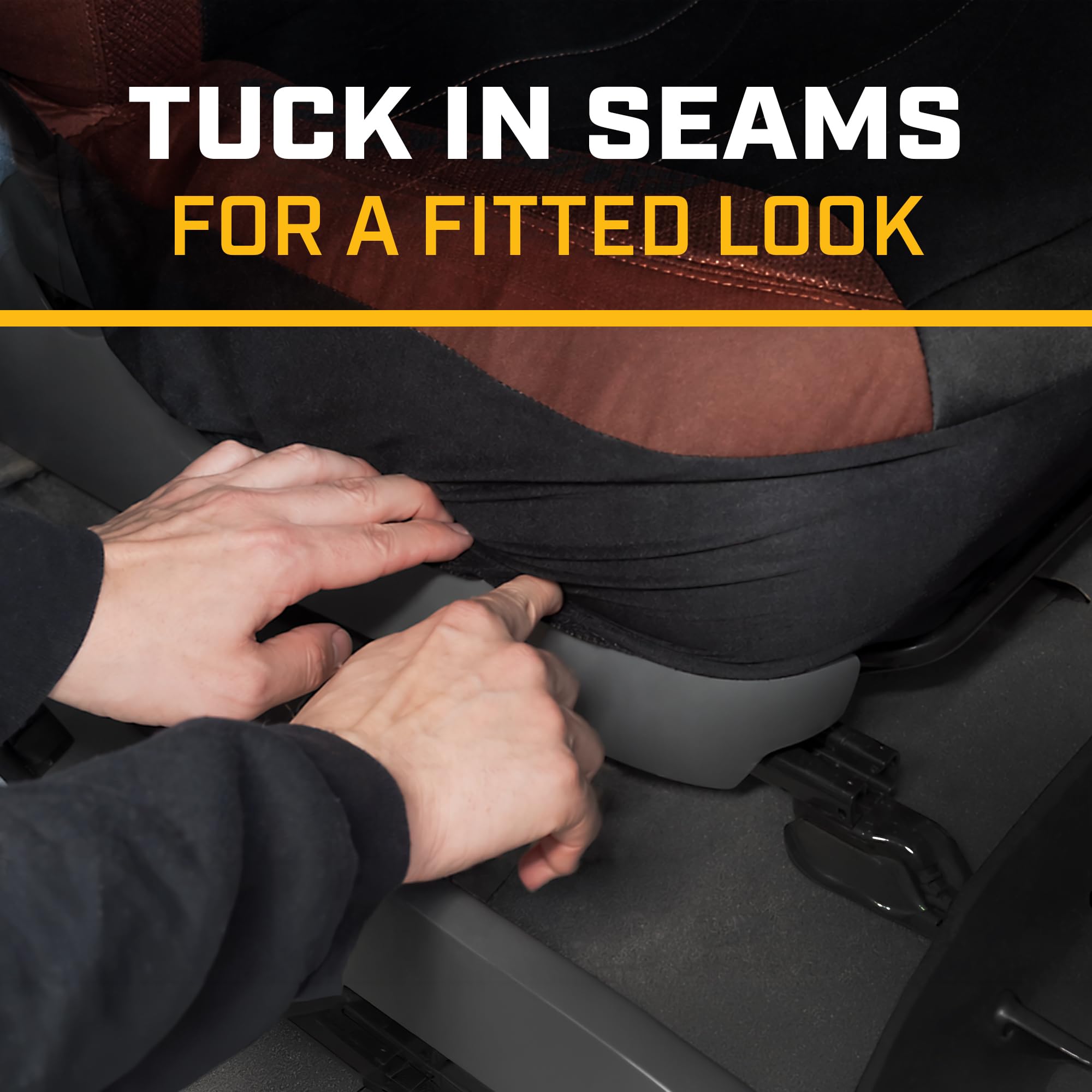 Cat MeshFlex installed in pickup illustrating rugged protection for work vehicles