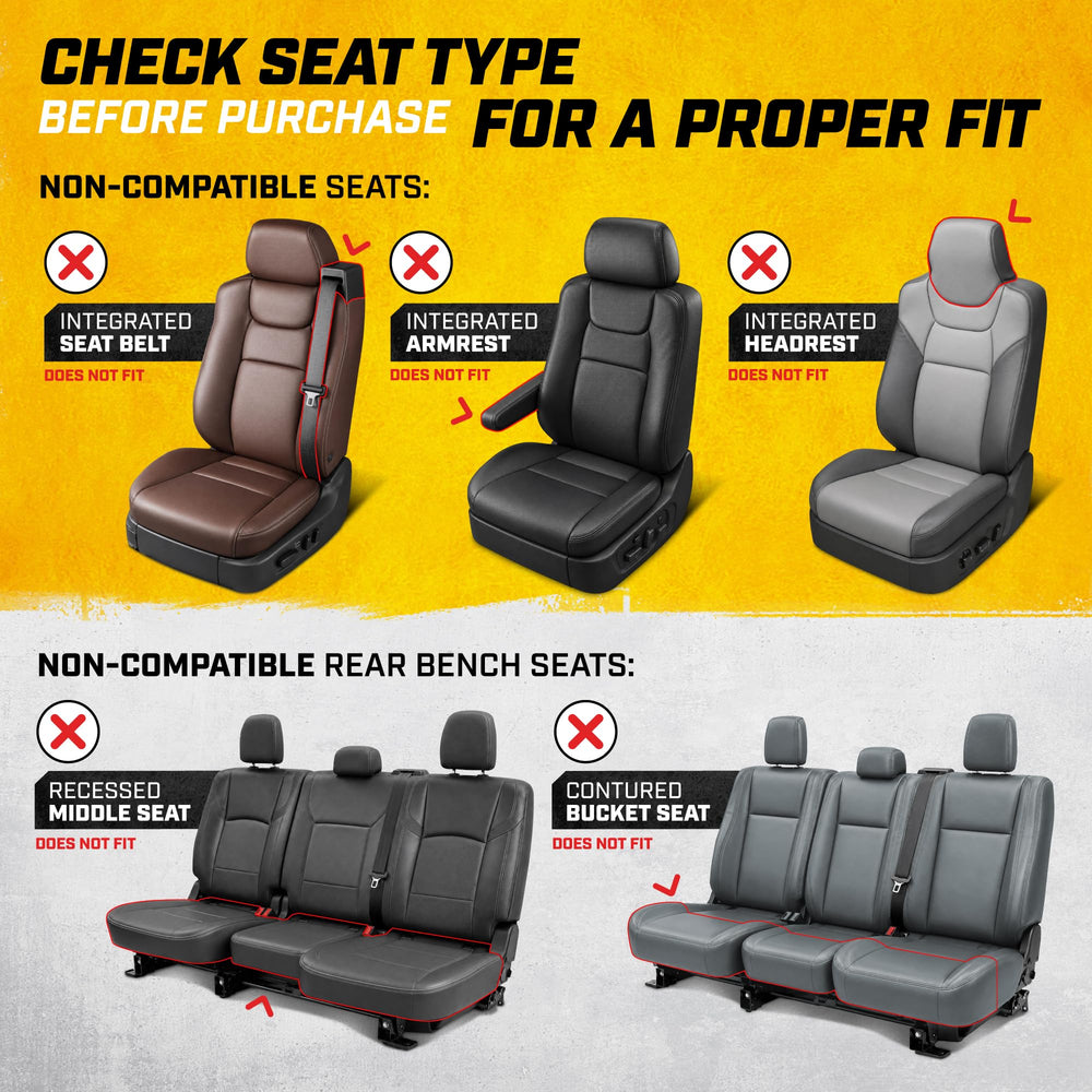 Cat MeshFlex two-tone stitched detail highlighting style and seat concealment