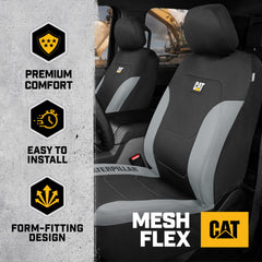 CAT honeycomb mesh close-up improving airflow and comfort