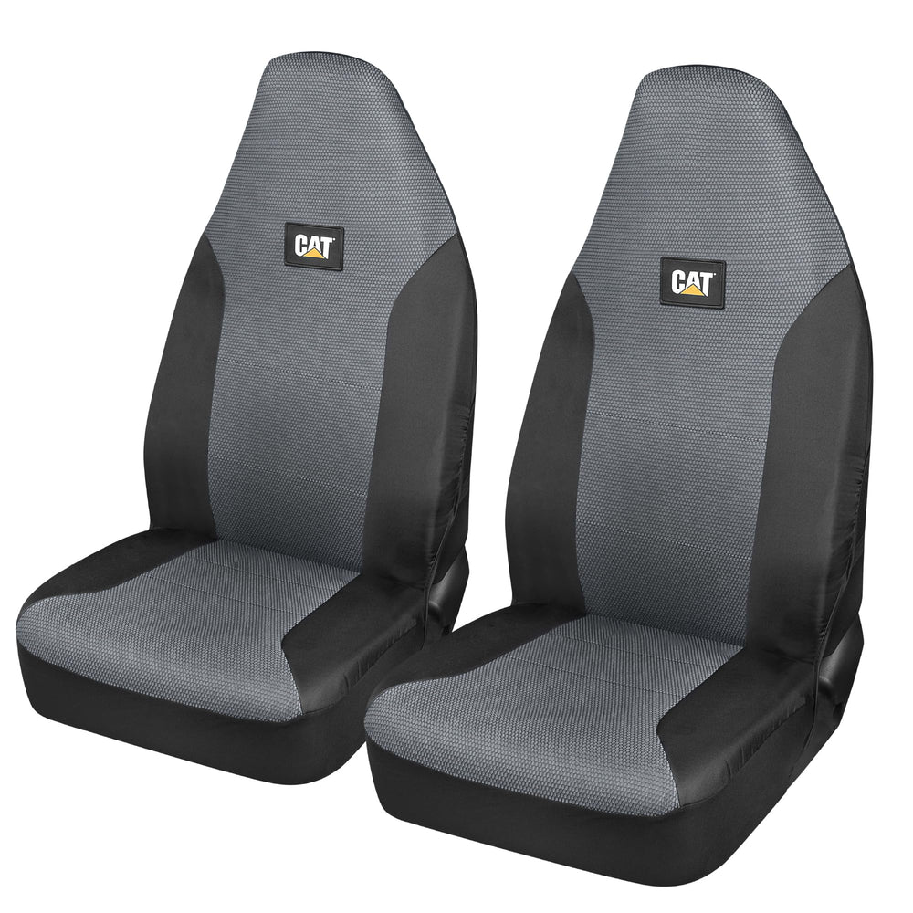 CAT lifestyle shot with driver showing comfort and long-haul support