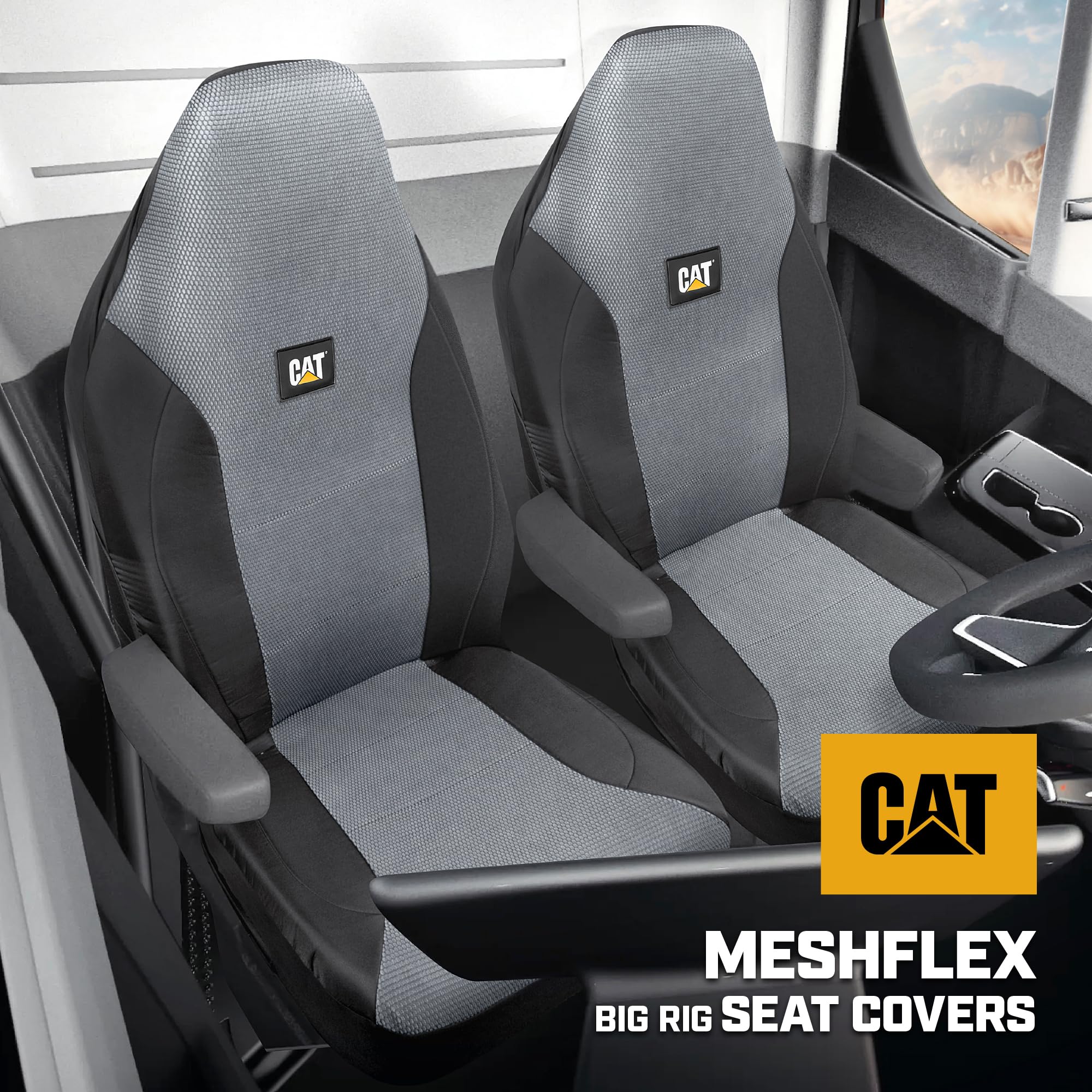 CAT scale comparison beside dashboard showing true seat coverage
