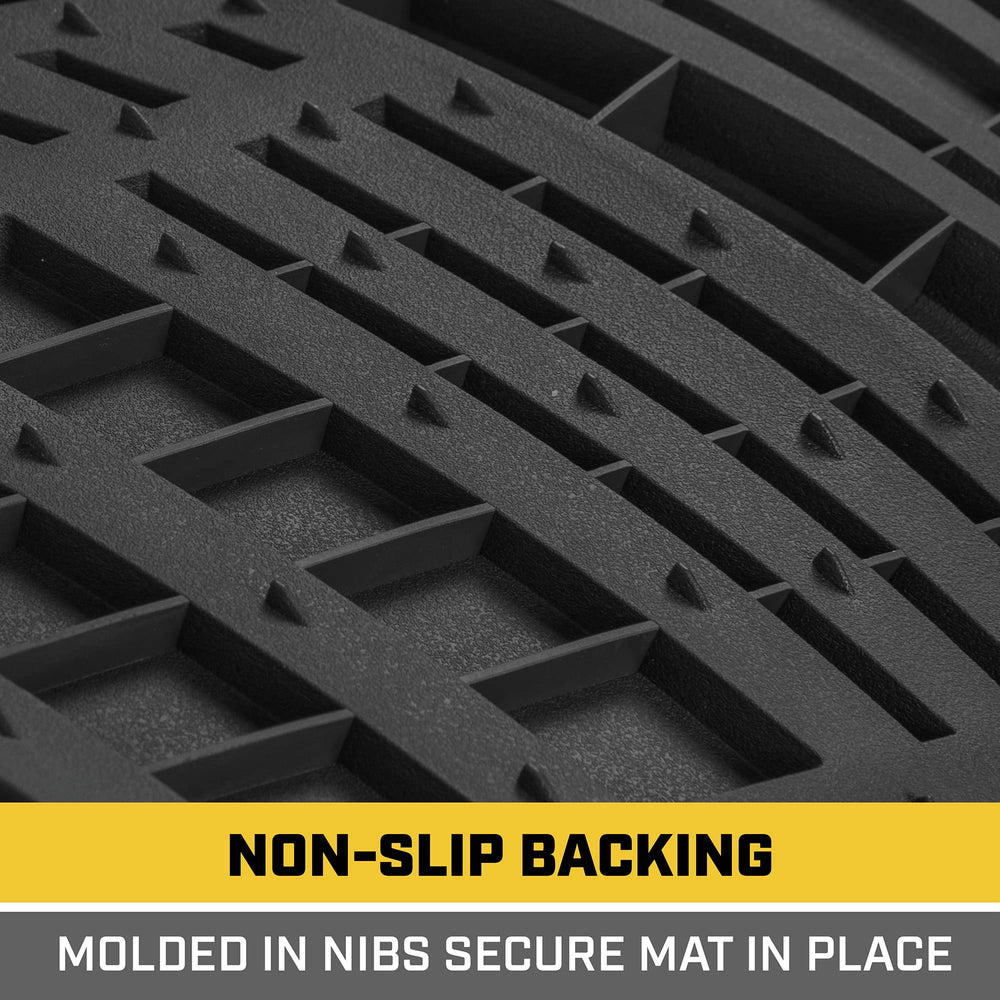 CAT mats installed in SUV interior demonstrating clean, rugged style