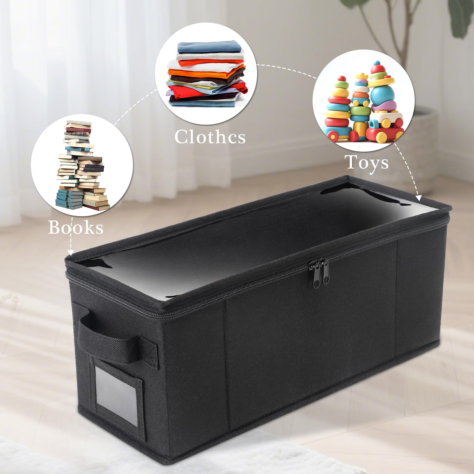 CCidea folded flat in storage demonstrating compactness and easy stowing